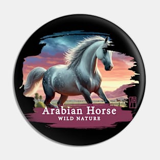 Arabian Horse - WILD NATURE - HORSE -1 Pin