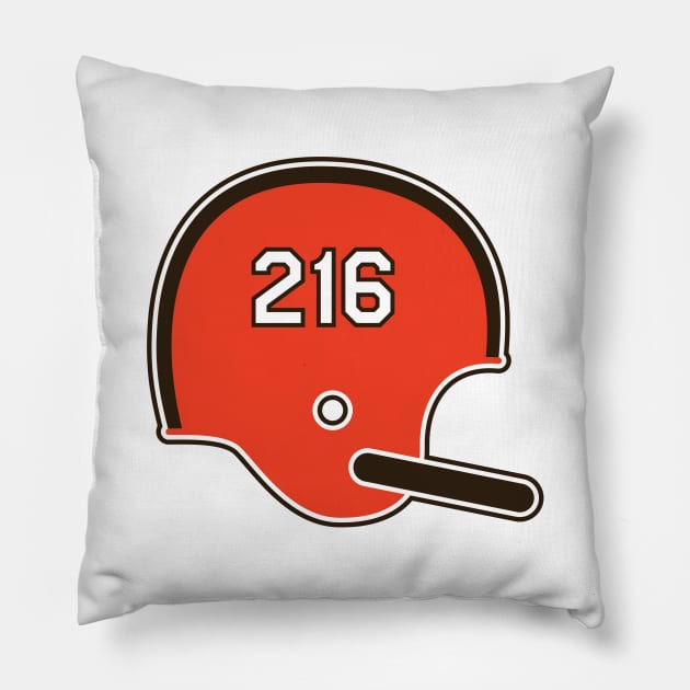 Cleveland Browns 216 Helmet Pillow by Rad Love