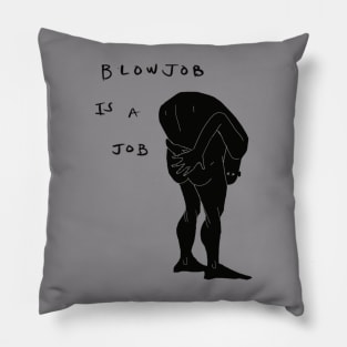 Edgy slogan that boosts your self confidence Pillow