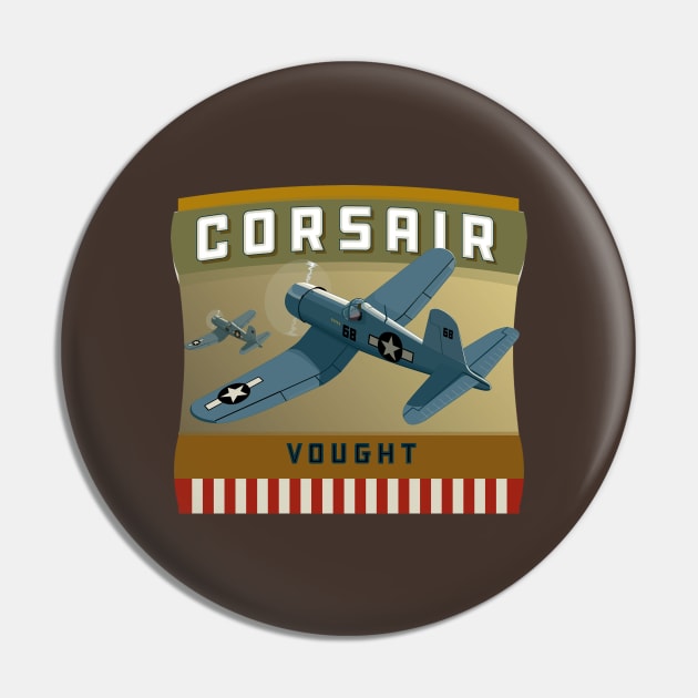 Corsair Vought Pin by Midcenturydave