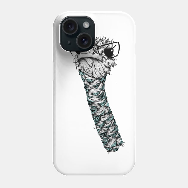 Poetic Ostrich Phone Case by LouJah69