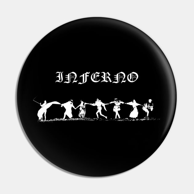 Inferno - Black Pin by Vortexspace