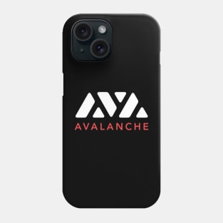 Avalanche Crypto Cryptocurrency AVAX coin token Phone Case