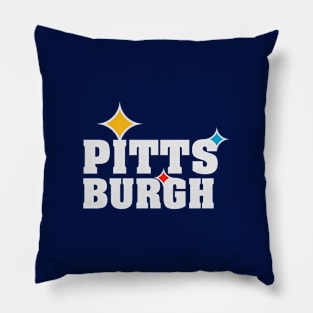 Pittsburgh Football Team Color Pillow