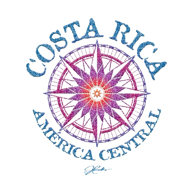 Costa Rica, Compass Rose by jcombs