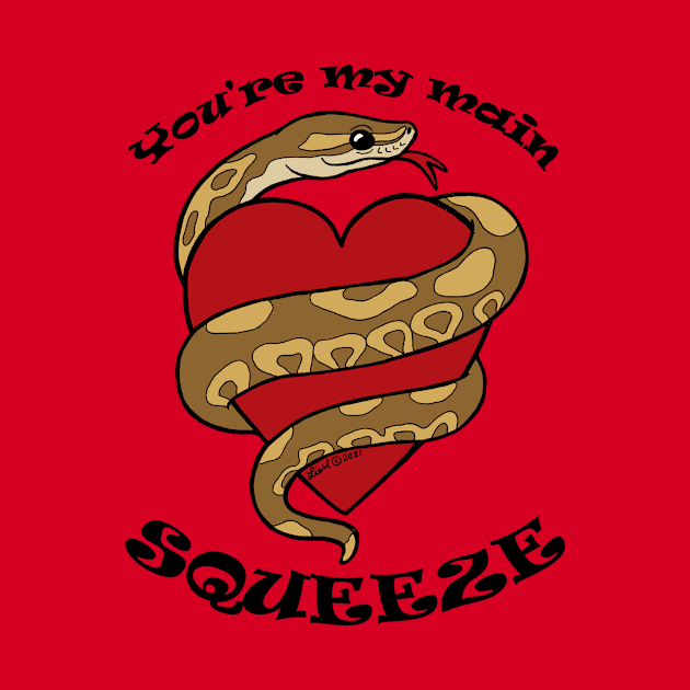 Main Squeeze Valentine Snek by HonuHoney