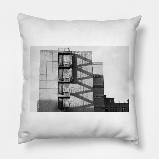 Belfast  "Shadowplay" Pillow by acespace