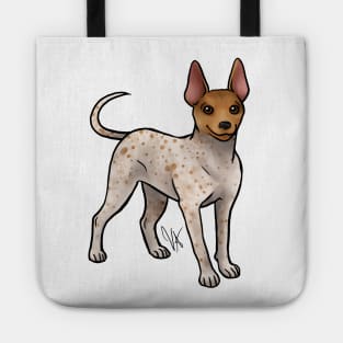 Hairless Terrier Pink and Red Tote