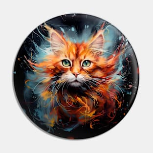 Beautiful Ginger Cat Pin