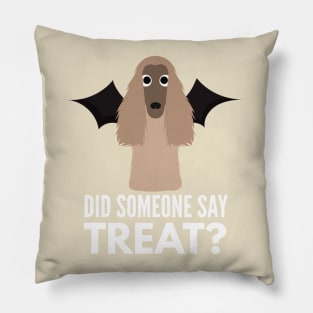 Afghan Hound Halloween Trick or Treat Pillow