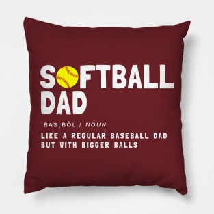 softball dad Pillow