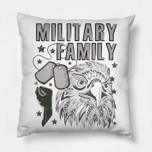 National Military Family Month for Proud Strong United Hero Pillow