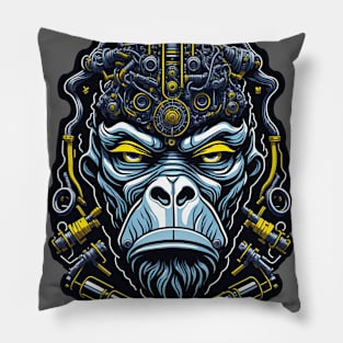 Techno Apes S03 D74 Pillow