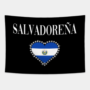 Women Camiseta Salvadorena Salvadoran Girl Women T-shirt Tapestry