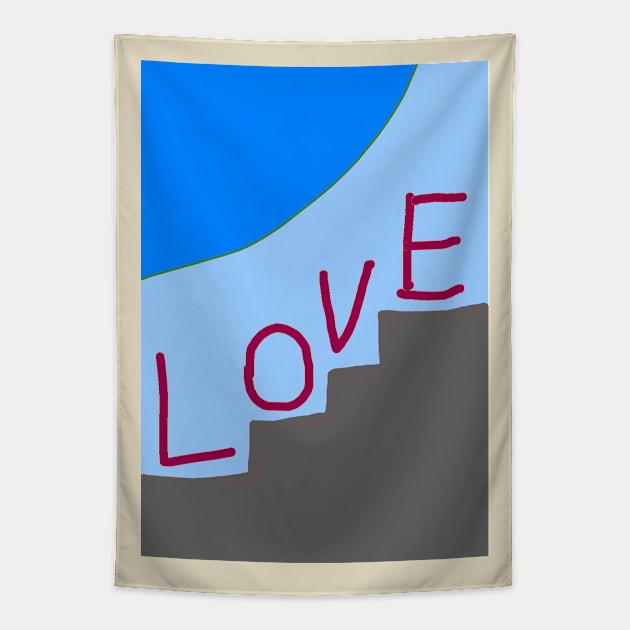 LOVE Tapestry by Gizi Zuckermann Art