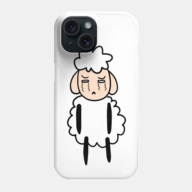 cute little sheep Phone Case by praneel paithankar