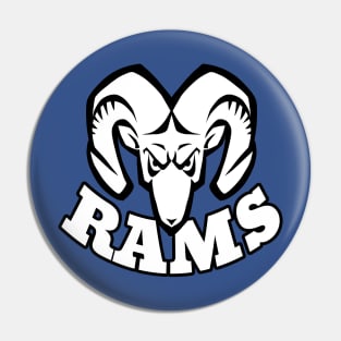 Rams mascot Pin