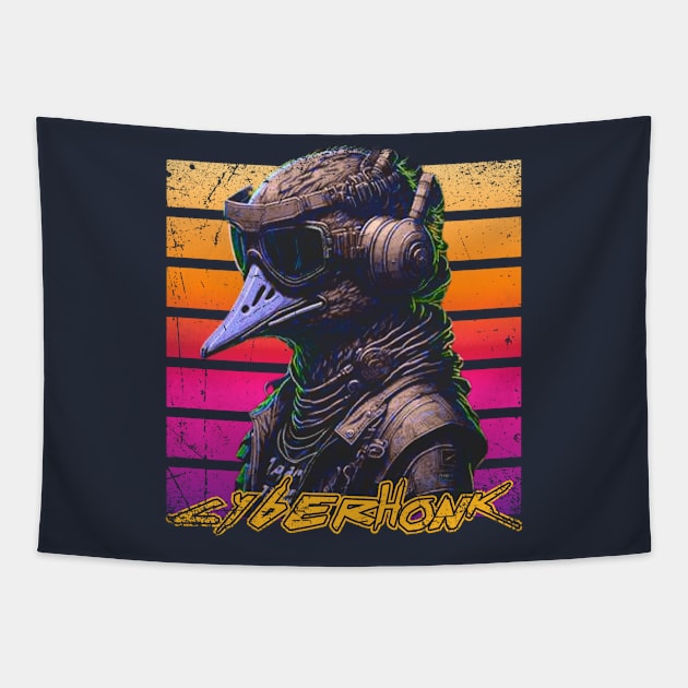 CyberHonk Original Aesthetic Tribute 〶 Tapestry by Terahertz'Cloth