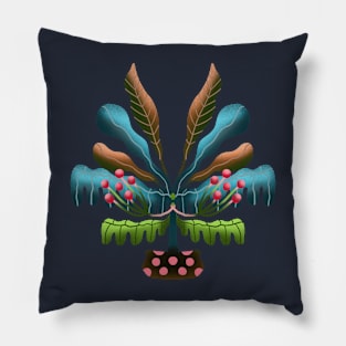 Botanical symmetry  composition number six Pillow