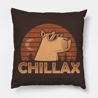 Chilax Capybara - Relax and Chill Pillow