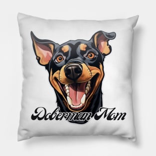 Doberman mom T-Shirt - Dog Lover Gift, Pet Parent Apparel Pillow