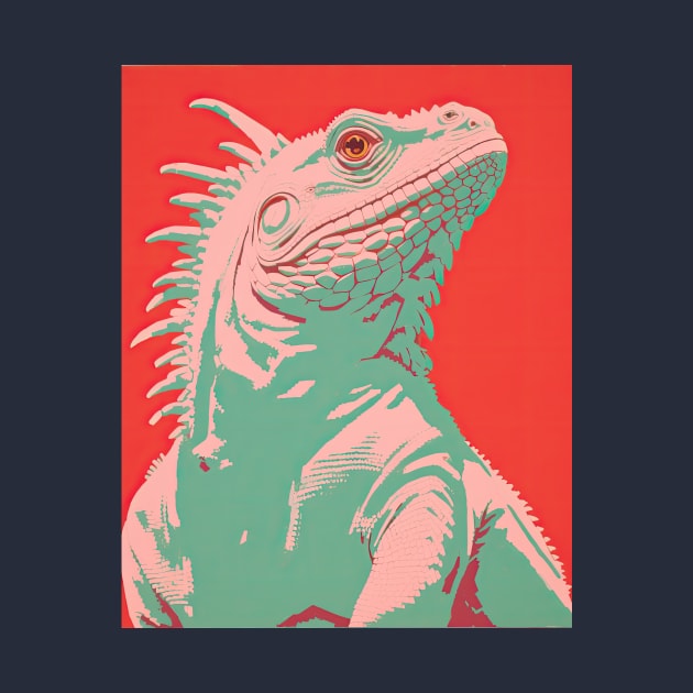 Iguana Duotone modern by DustedDesigns