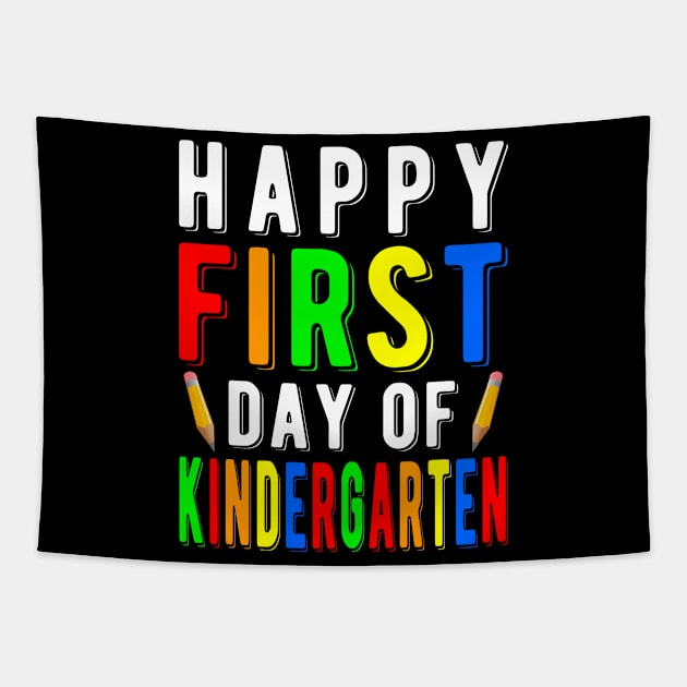 Happy First Day Of Kindergarten Gift Cool Kindergarten 2020 Tapestry by NAWRAS