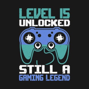 Level 15 Unlocked Still a Gaming Legend Birthday T-Shirt