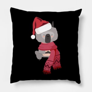 Fa la la llama funny christmas llama design Pillow