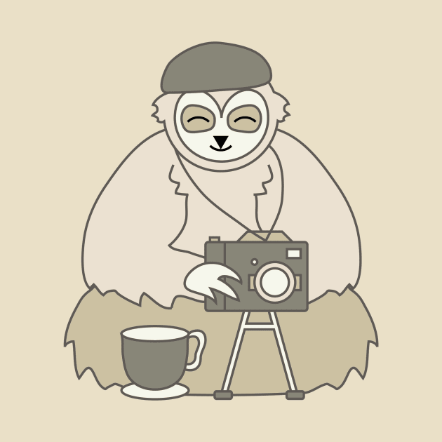 Photographer Sloth by albdesigns