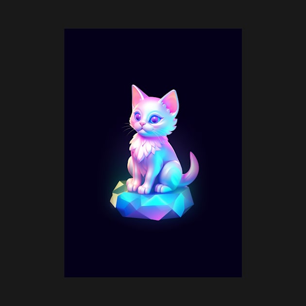 Iridescent Cat by johnsalonika84