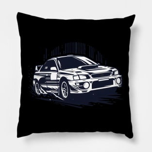 Subaru Impreza STI Rally Car Pillow