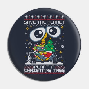 Plant a christmas tree ugly christmas sweater Pin