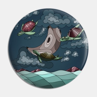 sky turtles Pin