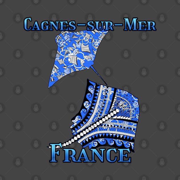 Cagnes-sur-Mer Vacation Tribal Stingrays by macdonaldcreativestudios