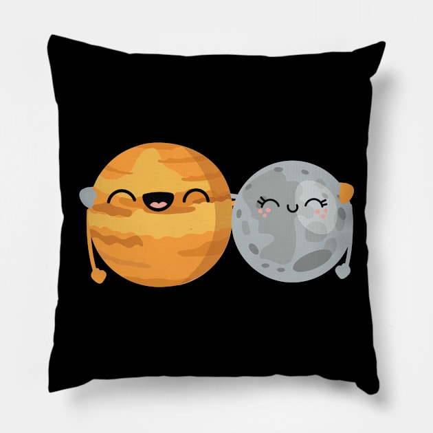 Moon Meets Venus Pillow by thingsandthings