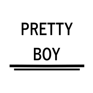 pretty boy black lettering T-Shirt