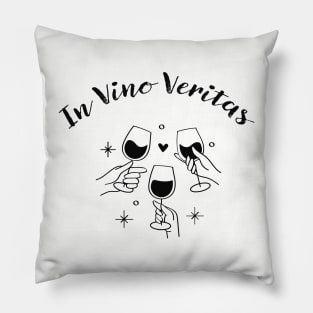 In vino veritas Pillow