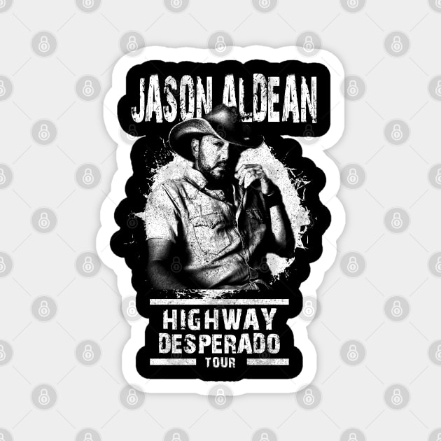 Jason Aldean high desperado tour Magnet by McKenna Guitar Sales