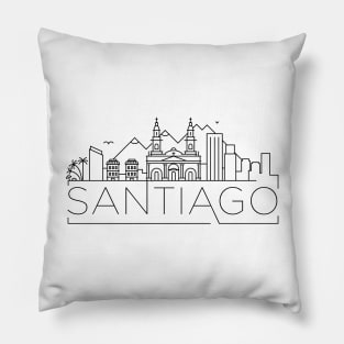 Santiago Minimal Skyline Pillow