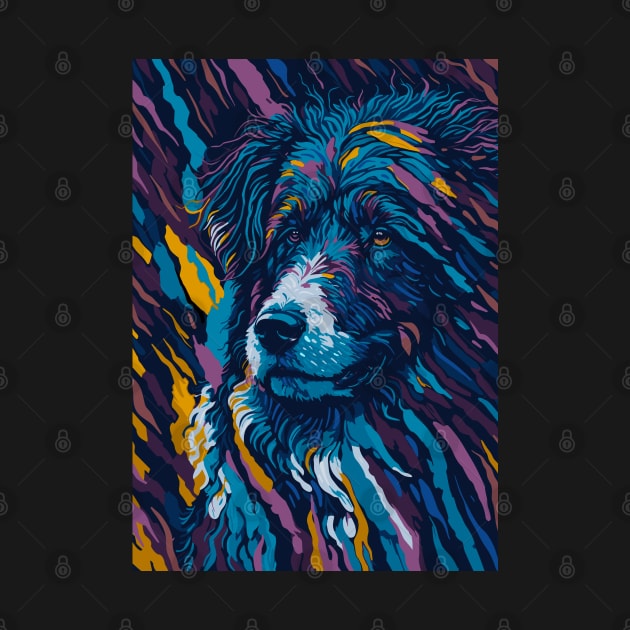 Abstract Bergamasco Sheepdog by BAJAJU