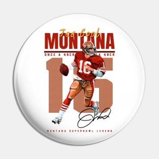 Joe Montana Aesthetic Tribute 〶 Pin