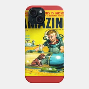 Space boy & dog Phone Case