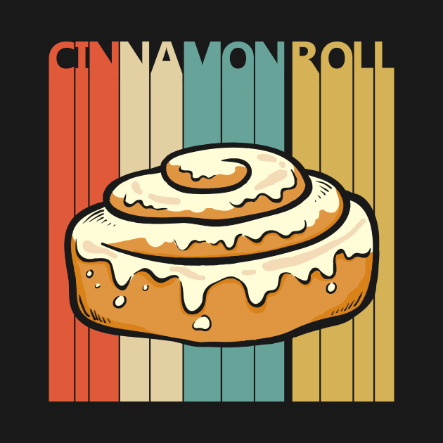 Discover Vintage Cinnamon Roll Lover Gift - Cinnamon Roll - T-Shirt