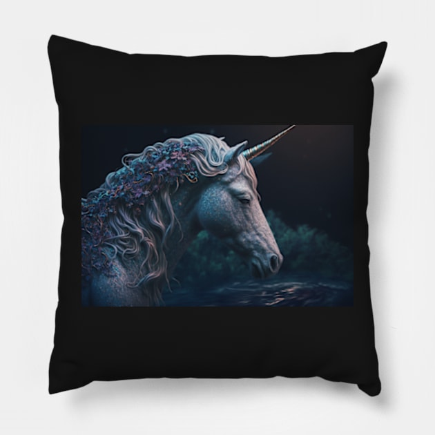 The Last Unicorn #2 Pillow by SmartPics