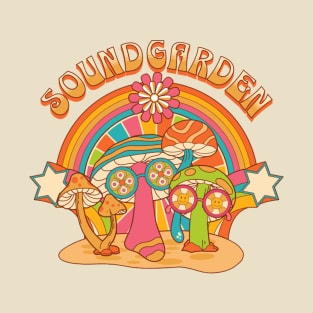 garden mushroom band T-Shirt