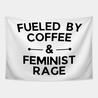 Fueled by Coffee and Feminist Rage, Feminist Equal Rights Tapestry