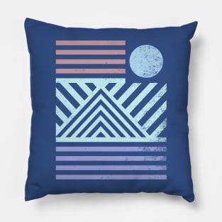 Retro sun stripes Pillow