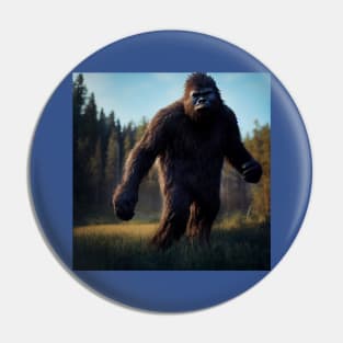 Sasquatch in Nature Pin