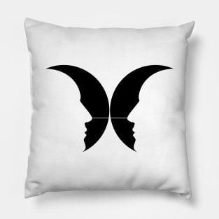 Face Optical Illusion Pillow